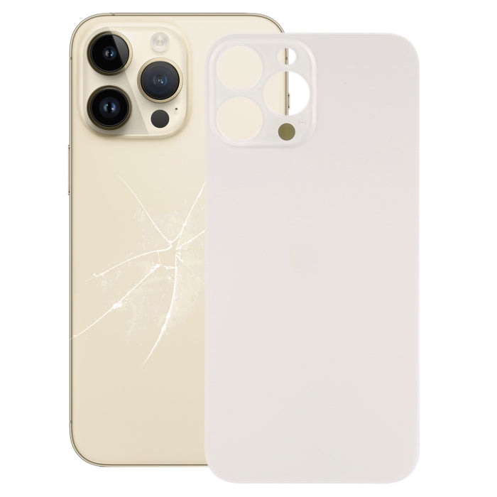Cubierta trasera de batería de vidrio con orificio grande para cámara de fácil reemplazo para iPhone 14 Pro Max, For iPhone 14 Pro Max(Not Disassemble)