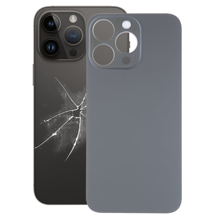 Cubierta trasera de batería de vidrio con orificio grande para cámara de fácil reemplazo para iPhone 14 Pro, For iPhone 14 Pro(Not Disassemble)