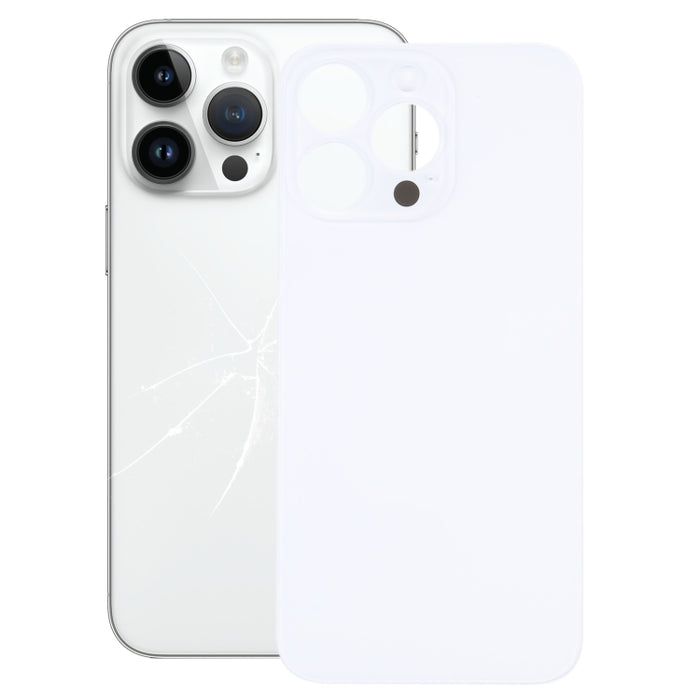 Cubierta trasera de batería de vidrio con orificio grande para cámara de fácil reemplazo para iPhone 14 Pro, For iPhone 14 Pro(Not Disassemble)