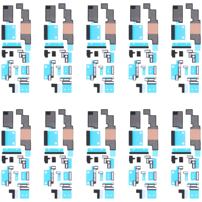 Para iPhone 14, 10 piezas, almohadillas de espuma de esponja para placa base + pegatina de grafito para disipador de calor, For iPhone 14