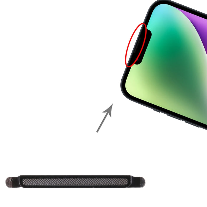 Cubiertas de malla para receptor de auricular de 10 piezas para iPhone 14/14 Plus, For iPhone 14 / 14 Plus