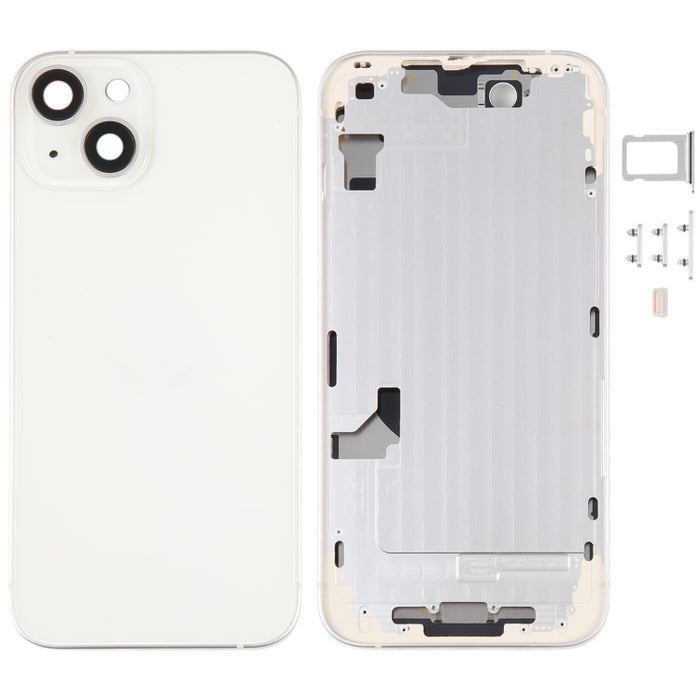 Tapa trasera de batería para iPhone 14 con marco medio / teclas laterales, For iPhone 14 (with Middle Frame)