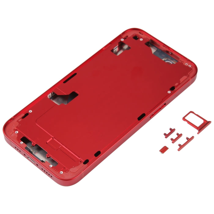 Tapa trasera de batería para iPhone 14 con marco medio / teclas laterales, For iPhone 14 (with Middle Frame)