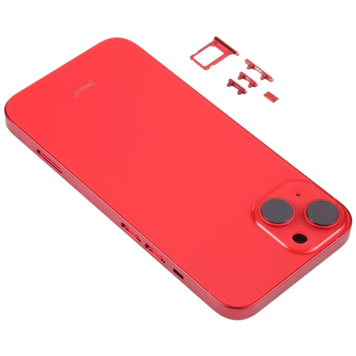 Tapa trasera de batería para iPhone 14 con marco medio / teclas laterales, For iPhone 14 (with Middle Frame)