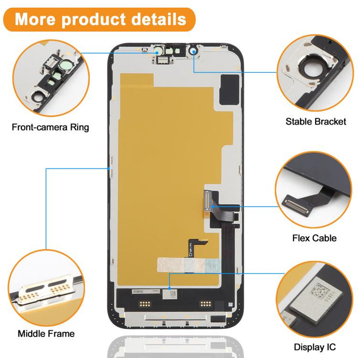Pantalla OLED suave HXL para iPhone 14 Plus, For iPhone 14 Plus