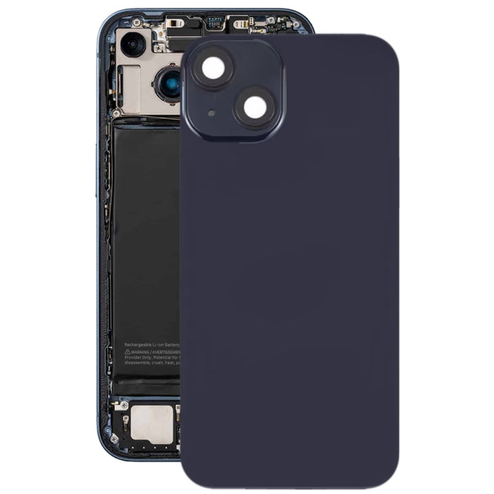 Tapa trasera de batería de vidrio para iPhone 14 Plus con soporte de flash + módulo de carga inalámbrica, For iPhone 14 Plus