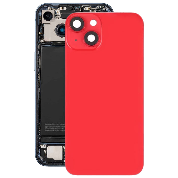 Tapa trasera de batería de vidrio para iPhone 14 Plus con soporte de flash + módulo de carga inalámbrica, For iPhone 14 Plus