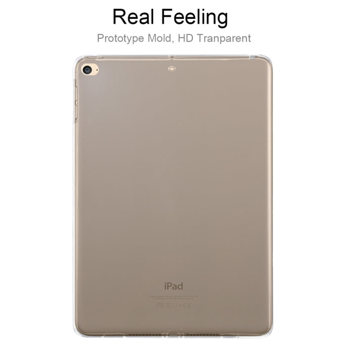 Para iPad 5/6/7/8/9/9.7 Funda protectora transparente de alta transparencia de 3 mm
