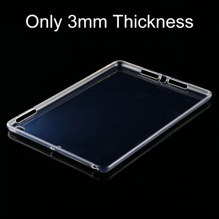 Para iPad 5/6/7/8/9/9.7 Funda protectora transparente de alta transparencia de 3 mm
