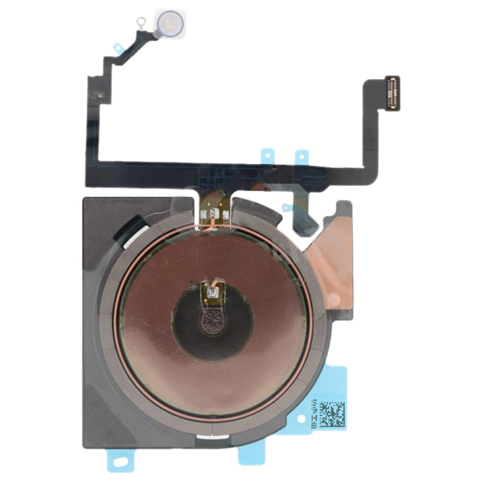 Para iPhone 15 Plus NFC Bobina de carga inalámbrica + Cable flexible de linterna, For iPhone 15 Plus