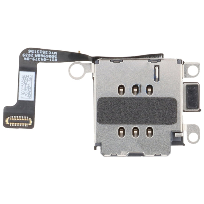 Para iPhone 15 Plus Toma de soporte de tarjeta SIM única con cable flexible, For iPhone 15 Plus (Single SIM)