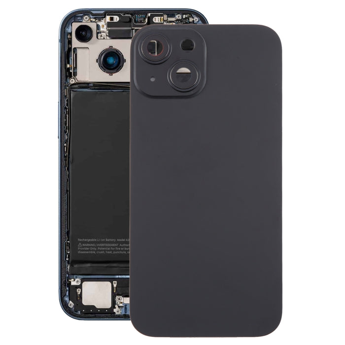 Para iPhone 15 Plus Tapa trasera de batería de vidrio con tapa de lente de cámara, For iPhone 15 Plus (with Camera Cover)
