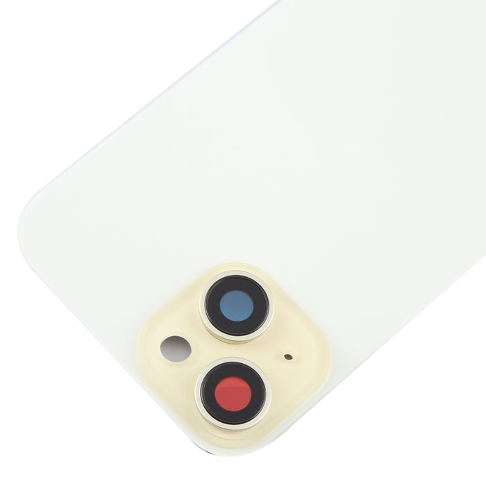 Para iPhone 15 Plus Tapa trasera de batería de vidrio con tapa de lente de cámara, For iPhone 15 Plus (with Camera Cover)