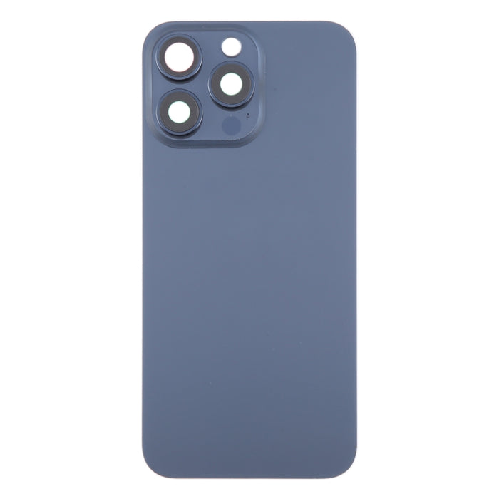 Para iPhone 15 Pro Tapa trasera de batería de vidrio con cubierta de lente de cámara, For iPhone 15 Pro(with Camera Cover)