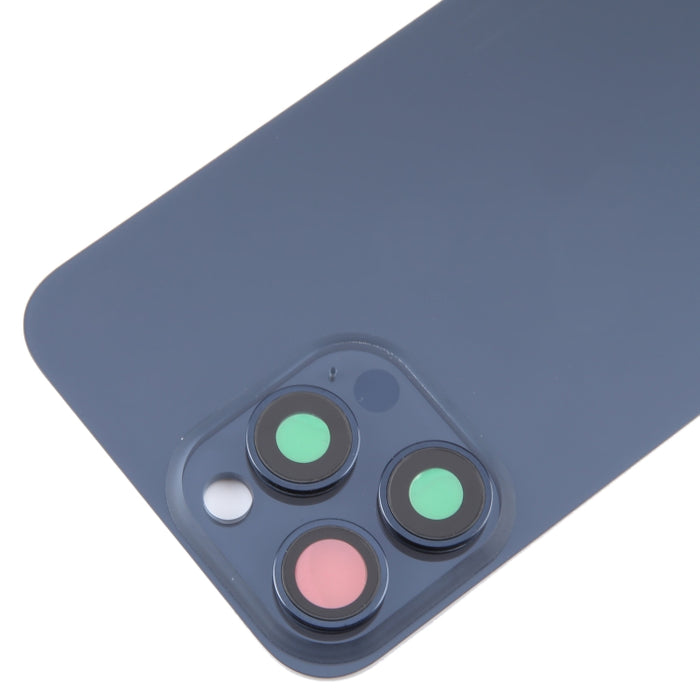 Para iPhone 15 Pro Tapa trasera de batería de vidrio con cubierta de lente de cámara, For iPhone 15 Pro(with Camera Cover)