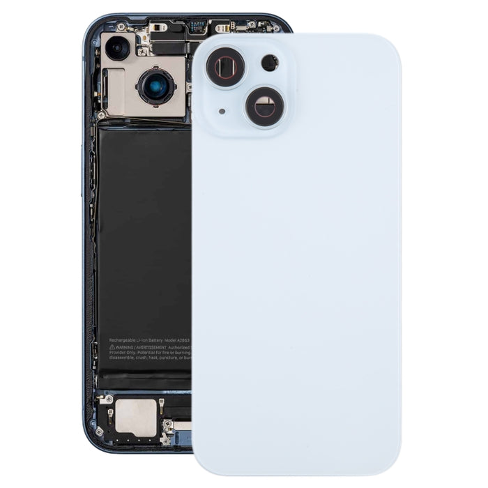 Tapa trasera de batería para iPhone 15 Plus con tapa de lente de cámara + imán MagSafe, For iPhone 15 Plus (with MagSafe)