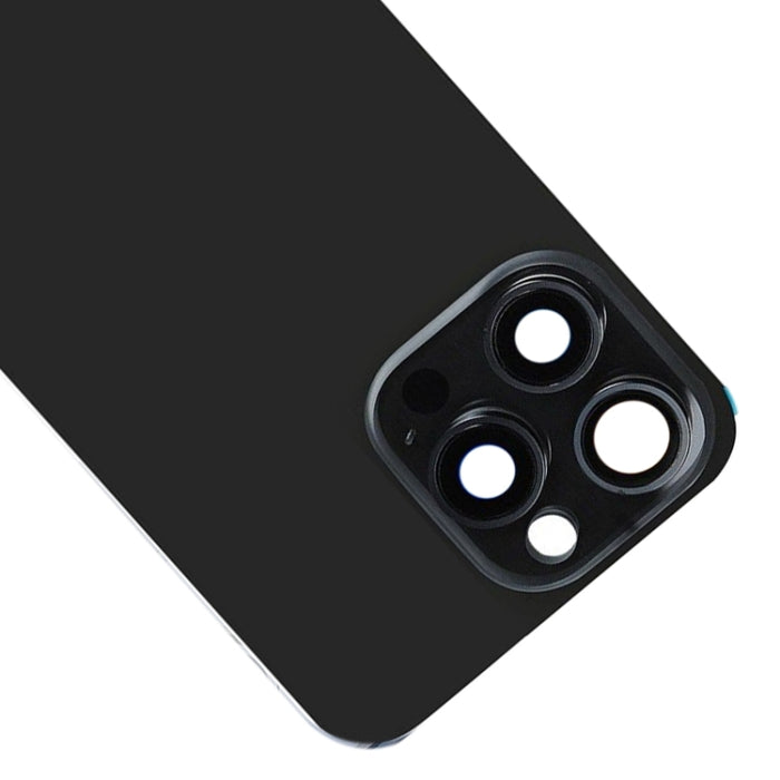 Tapa trasera de batería de vidrio para iPhone 15 Pro con soporte de flash + módulo de carga inalámbrica, For iPhone 15 Pro