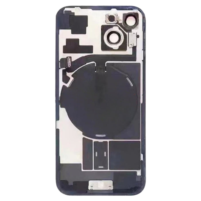 Tapa trasera de batería de vidrio para iPhone 15 con soporte de flash + módulo de carga inalámbrica, For iPhone 15