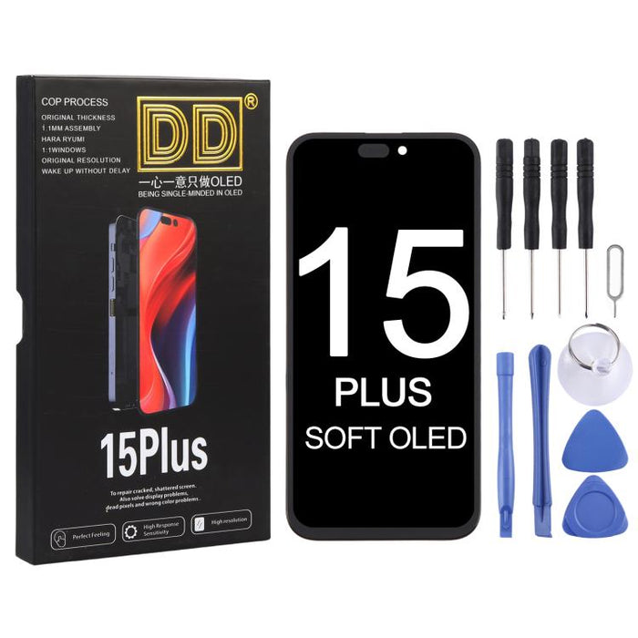 For iPhone 15 Plus DD Soft OLED Screen