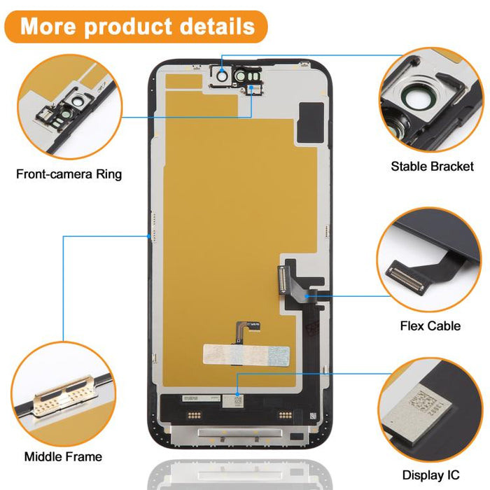 Pantalla OLED suave HXL para iPhone 15 Plus, For iPhone 15 Plus