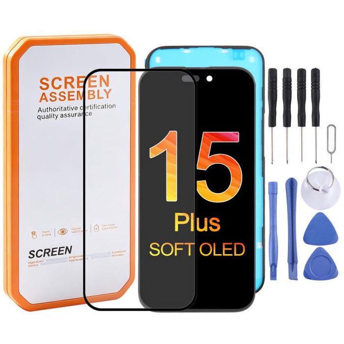 Pantalla OLED suave HXL para iPhone 15 Plus, For iPhone 15 Plus