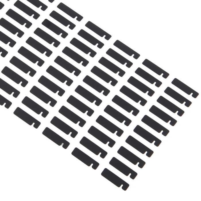 Para iPhone 15 Pro Max 100 juegos de pegatinas adhesivas negras laterales LCD (03), For iPhone 15 Pro Max (03)