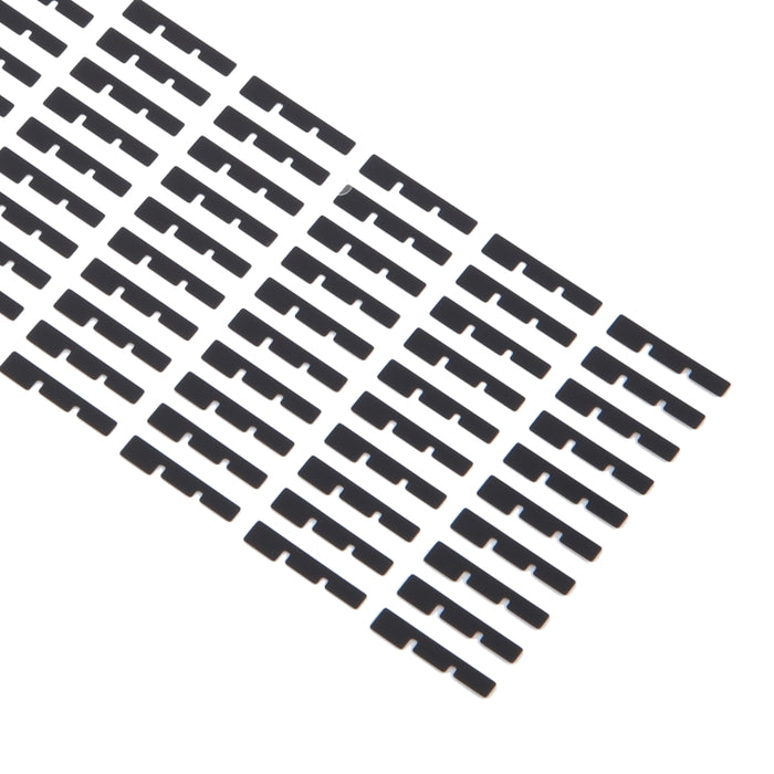 Para iPhone 15 Pro 100 juegos de pegatinas adhesivas negras laterales LCD (03), For iPhone 15 Pro(03)