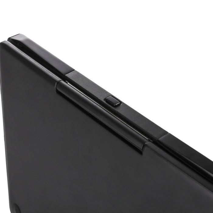 F611 Estuche para tableta con teclado inalámbrico Bluetooth y plano posterior de aluminio con retroiluminación colorida desmontable para iPad Air 2 / 9.7 (2018) / 9.7 pulgadas (2017) / Air / Pro 9.7 pulgadas