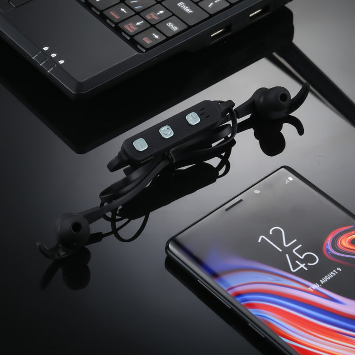 BT-KDK61 CVC6.0 Auricular Bluetooth inalámbrico deportivo magnético estéreo con reducción de ruido, compatible con control por cable