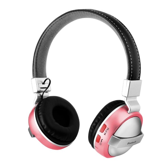 BTH-868 Auriculares Bluetooth con calidad de sonido estéreo V4.2, distancia de Bluetooth: 10 m, compatible con entrada de audio de 3,5 mm y FM