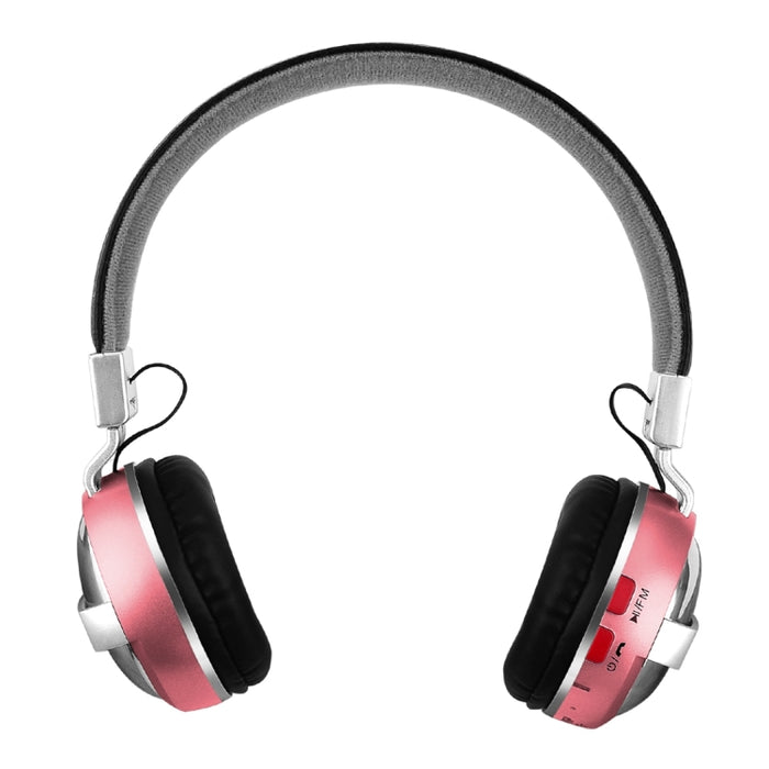 BTH-868 Auriculares Bluetooth con calidad de sonido estéreo V4.2, distancia de Bluetooth: 10 m, compatible con entrada de audio de 3,5 mm y FM
