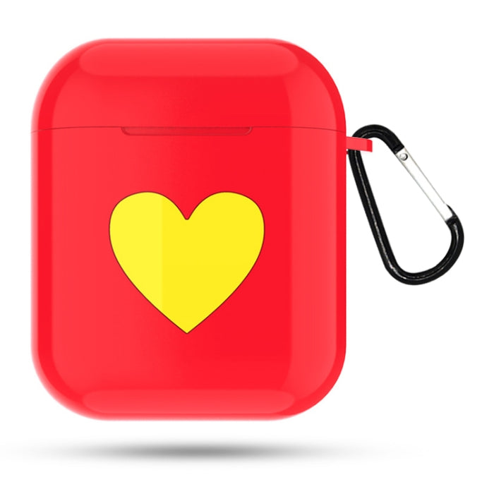 Caja de carga para auriculares inalámbricos Apple con patrón de corazón, a prueba de polvo, a prueba de golpes, funda protectora para exteriores para Airpods