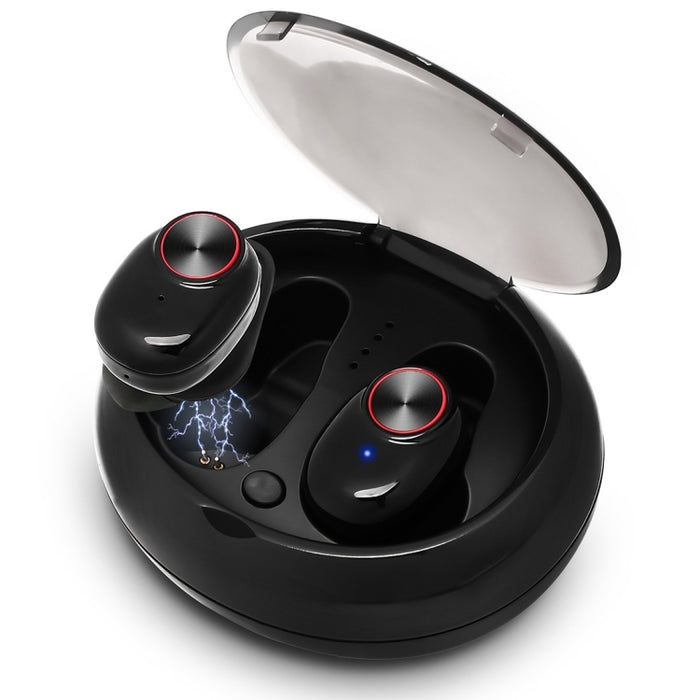 BTH-V5 DSP Auriculares con cancelación de ruido Auriculares deportivos inalámbricos Bluetooth V5.0 con estuche de carga, compatibles con iPhone y Android