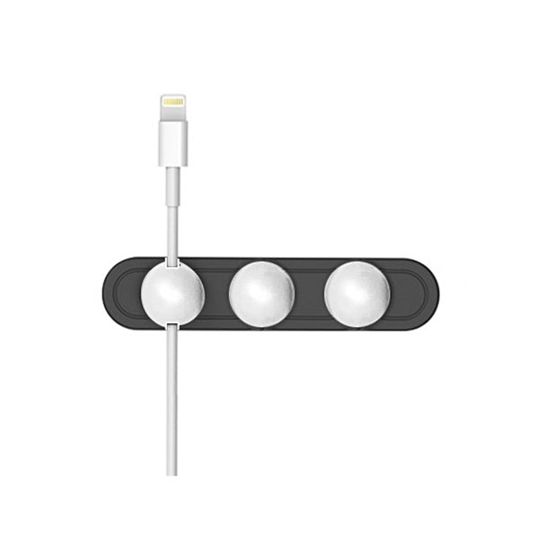 Enrollador de cables magnético, soporte magnético, almacenamiento de escritorio