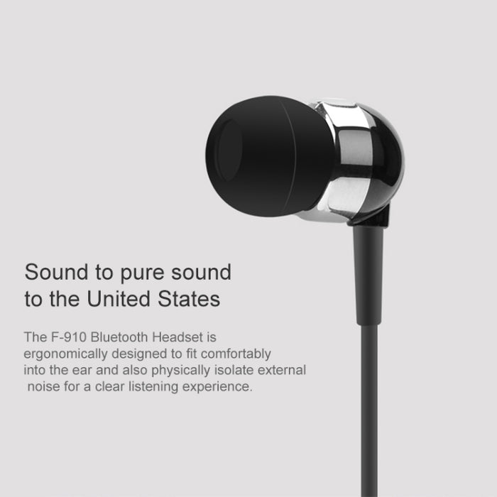 Auriculares Bluetooth antirrobo con recordatorio de vibración y Cable retráctil Fineblue F910 CSR4.1