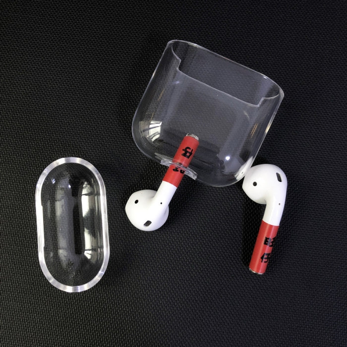 Funda protectora de PC transparente para Apple AirPods 1/2