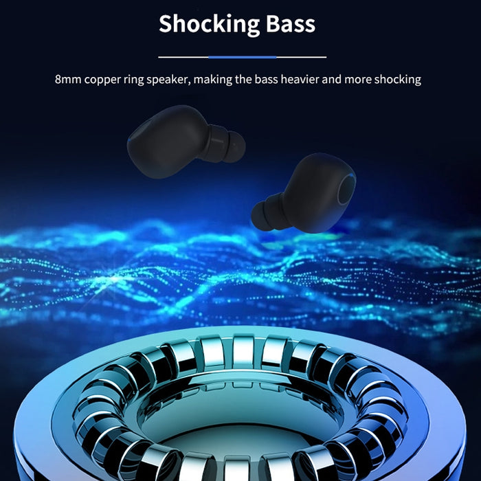 Q1 TWS Bluetooth 5.0 Binaural Estéreo Inalámbrico Deportes Auricular Bluetooth