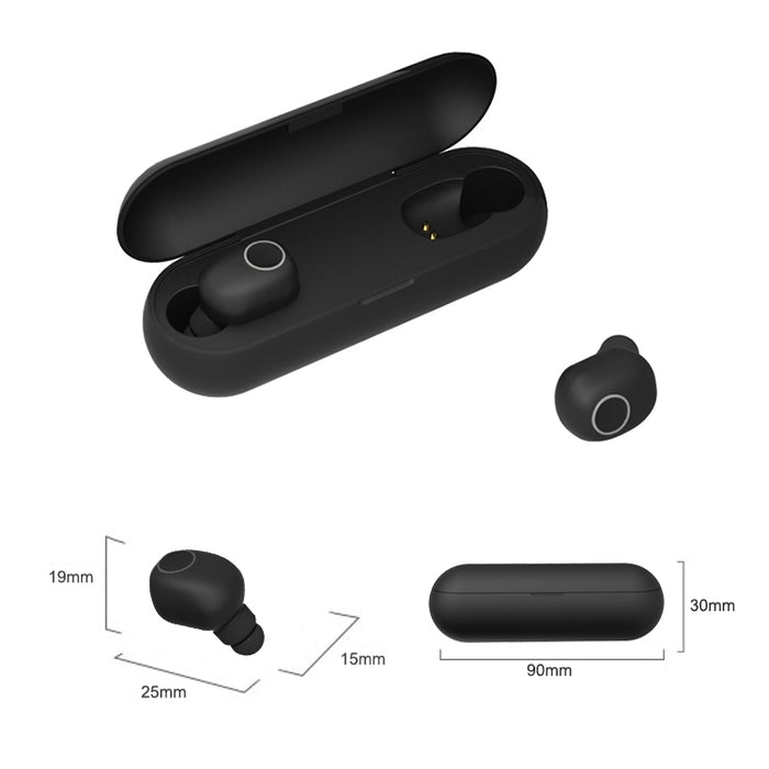 Q1 TWS Bluetooth 5.0 Binaural Estéreo Inalámbrico Deportes Auricular Bluetooth
