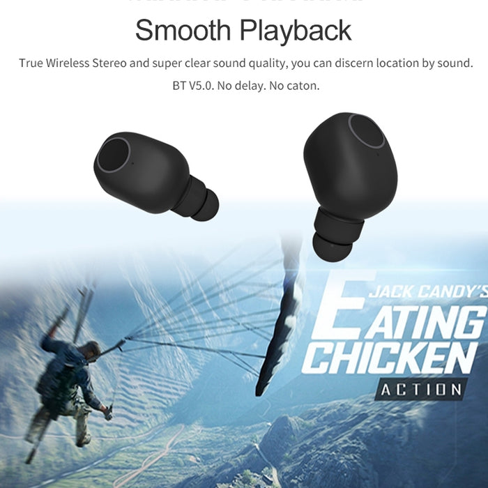Q1 TWS Bluetooth 5.0 Binaural Estéreo Inalámbrico Deportes Auricular Bluetooth