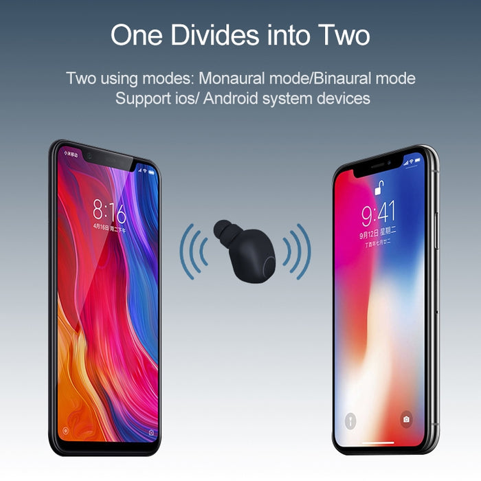Q1 TWS Bluetooth 5.0 Binaural Estéreo Inalámbrico Deportes Auricular Bluetooth
