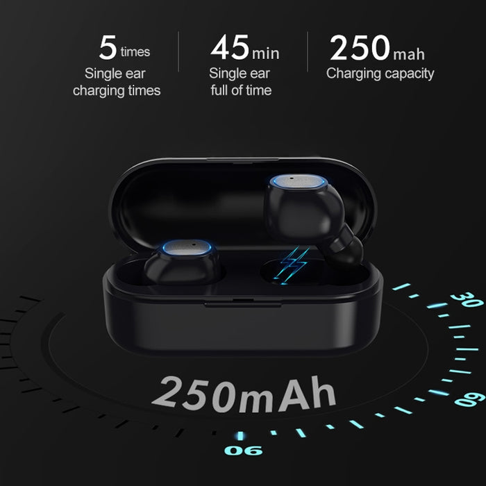 Q2 TWS Bluetooth 5.0 Binaural Estéreo Inalámbrico Deportes Auricular Bluetooth