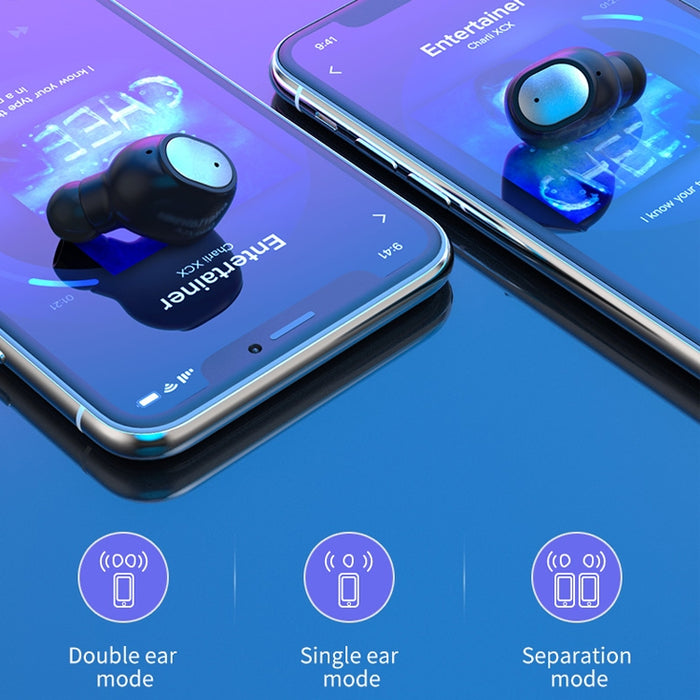 Q2 TWS Bluetooth 5.0 Binaural Estéreo Inalámbrico Deportes Auricular Bluetooth