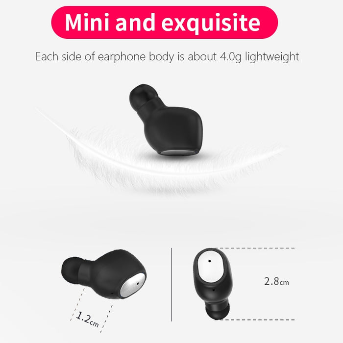 Q2 TWS Bluetooth 5.0 Binaural Estéreo Inalámbrico Deportes Auricular Bluetooth