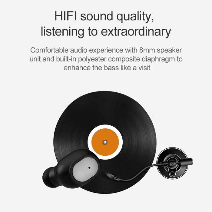 Q2 TWS Bluetooth 5.0 Binaural Estéreo Inalámbrico Deportes Auricular Bluetooth