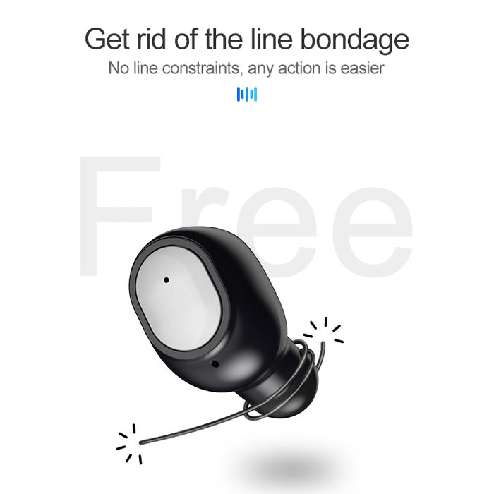 Q3 TWS Bluetooth 5.0 Binaural Estéreo Auricular Bluetooth inalámbrico a juego automático
