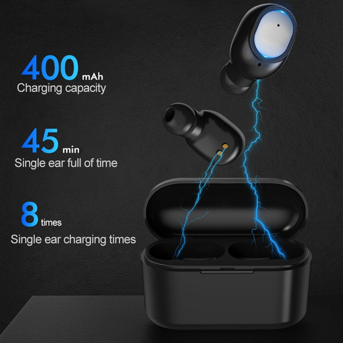 Q3 TWS Bluetooth 5.0 Binaural Estéreo Auricular Bluetooth inalámbrico a juego automático