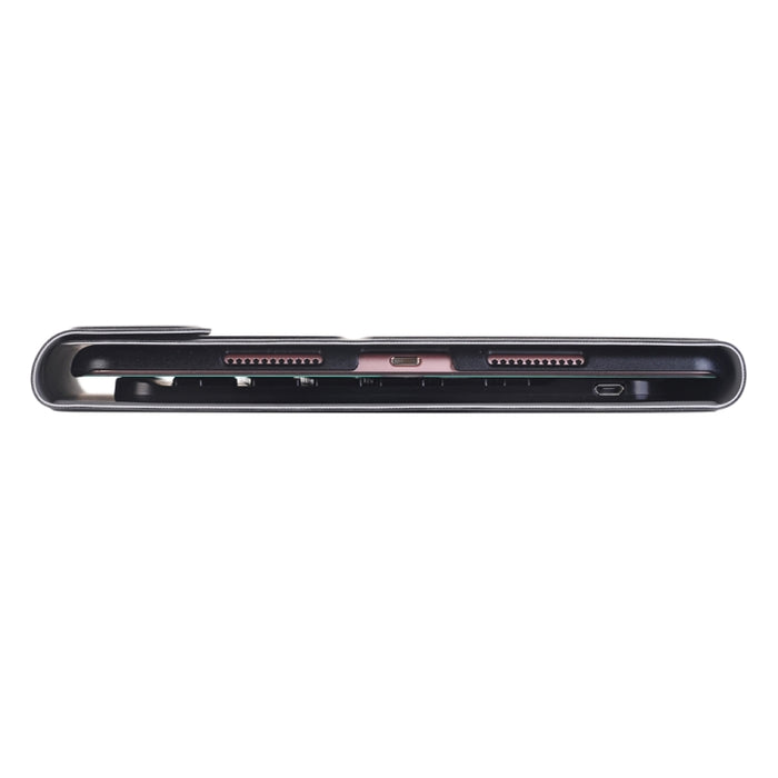 A102 para iPad 10,2 pulgadas Funda de cuero para tableta con teclado Bluetooth desmontable ultrafina y función de soporte