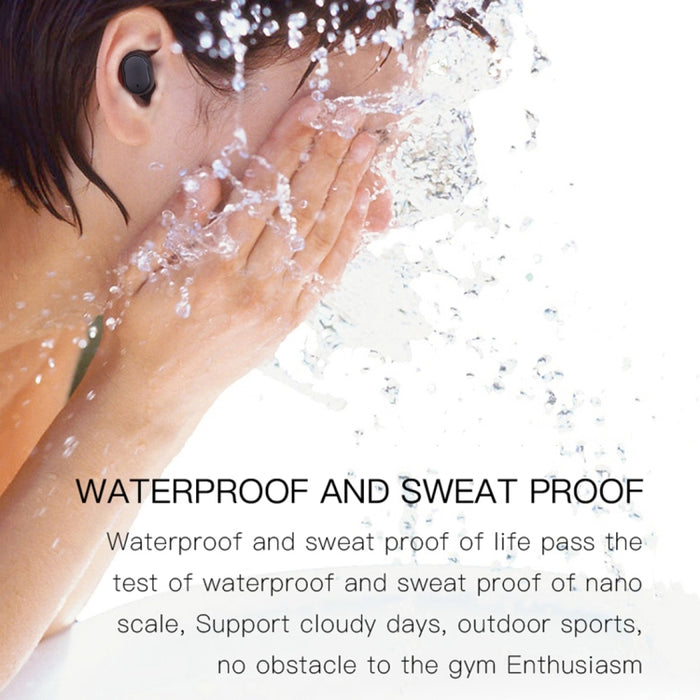 H6 TWS Bluetooth 5.0 Auricular Bluetooth inalámbrico con pantalla digital y caja de carga, soporte para llamadas Siri y HD