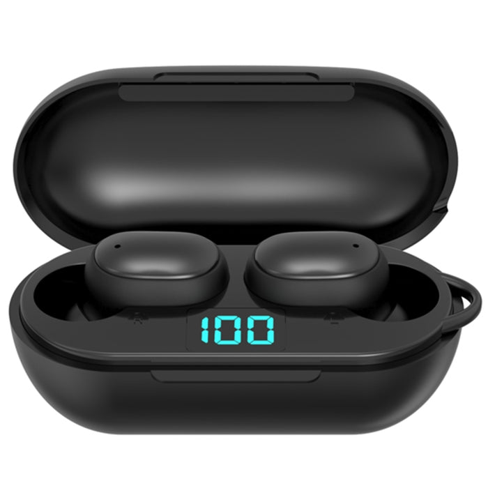 H6 TWS Bluetooth 5.0 Auricular Bluetooth inalámbrico con pantalla digital y caja de carga, soporte para llamadas Siri y HD