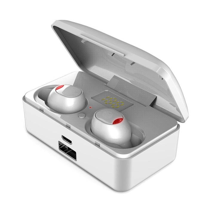 Auricular inalámbrico Bluetooth G10 TWS Bluetooth 5,0 con caja de carga, compatible con pantalla Digital, llamada HD y banco de energía